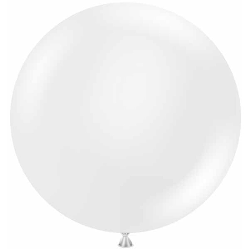 Tuftex Giant Clear Round Latex Balloons 36" (2/Pk)