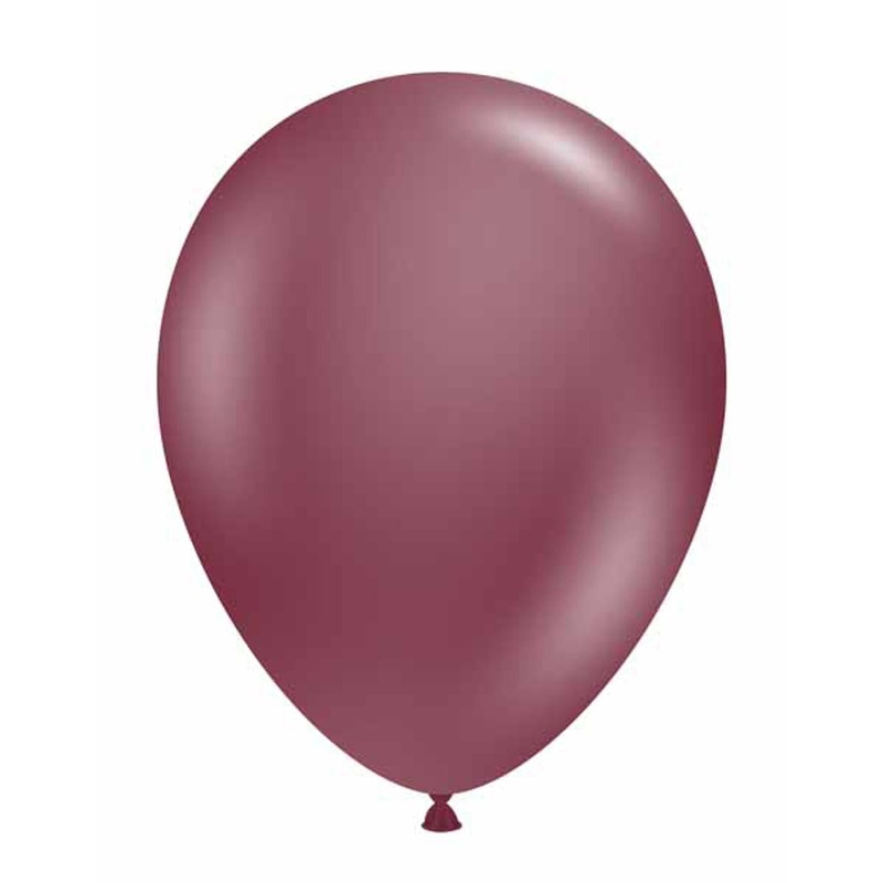 Tuftex Samba Latex Balloons in Burgundy (50/Pk)