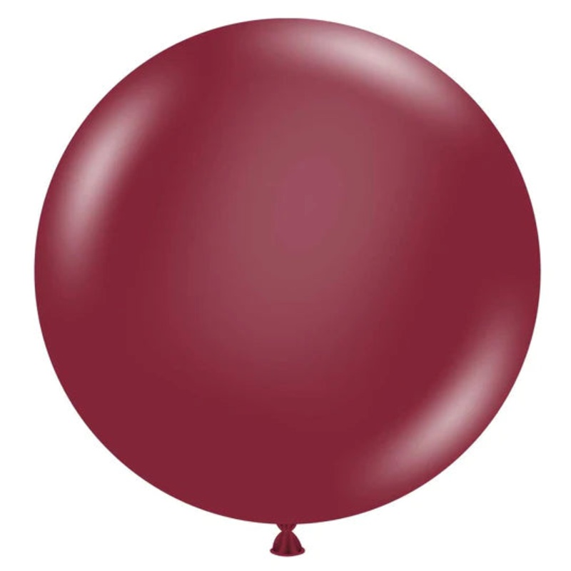 Tuftex Samba 24 Burgundy Latex Balloons (25/PK)