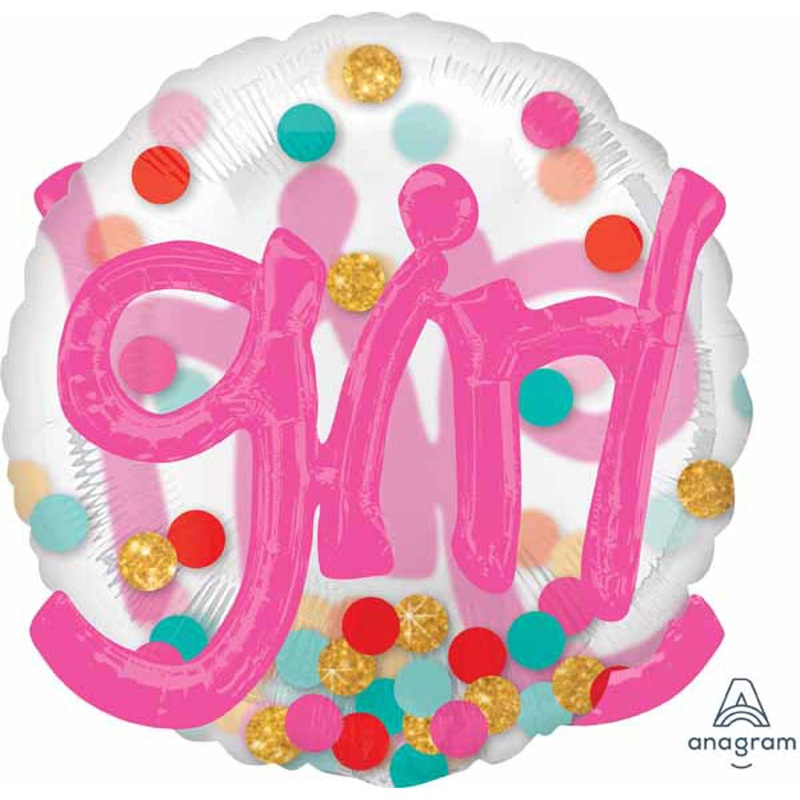 "Its A Girl Confetti Multi Pack - P80"