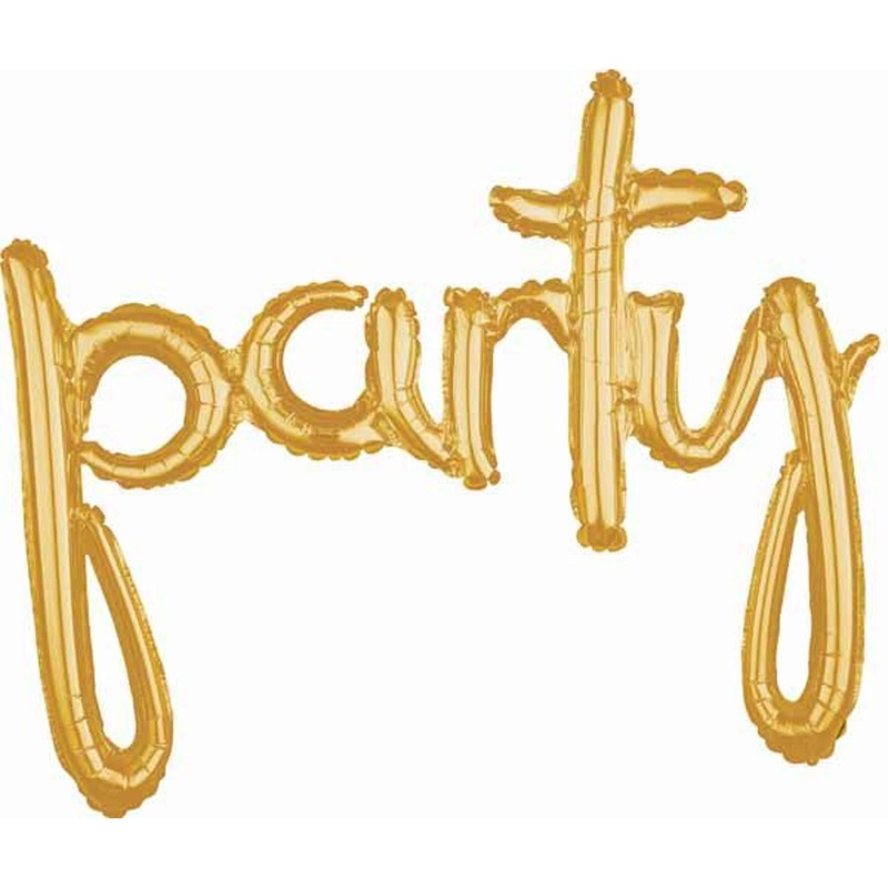 "Party" Gold Script - G40 Ci Pkg