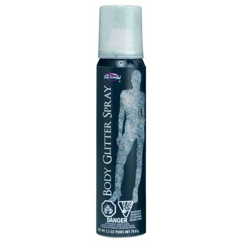 "Iridescent Glitter Body Makeup Spray"