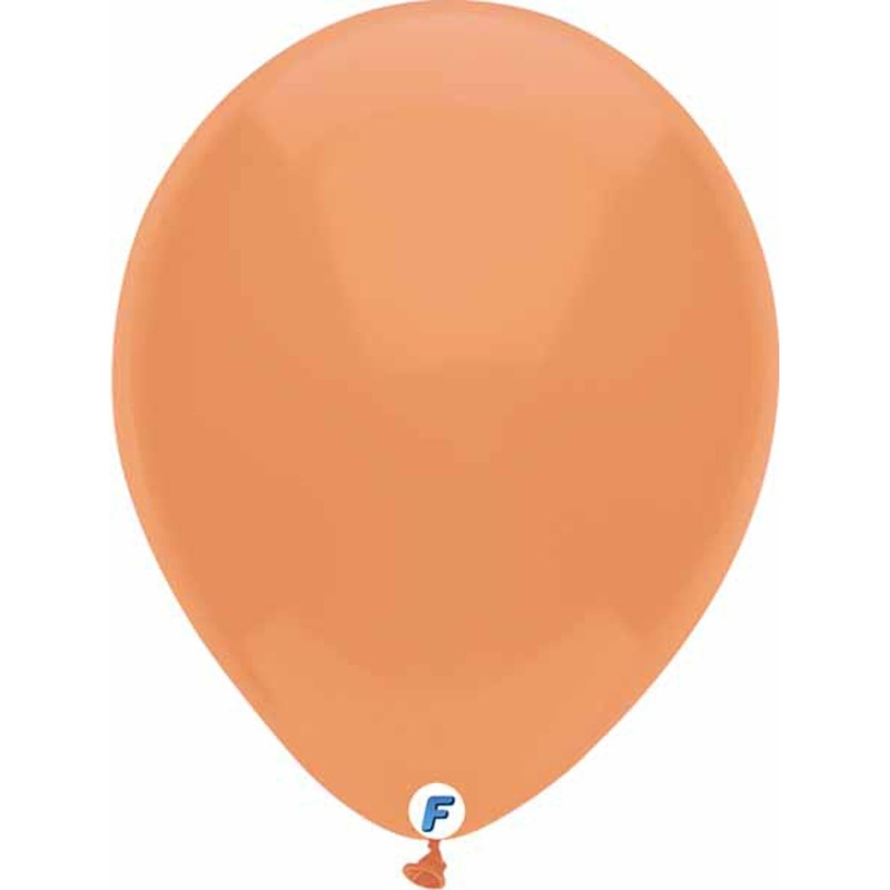 "Funsational Peach Latex Balloons - 100 Count"