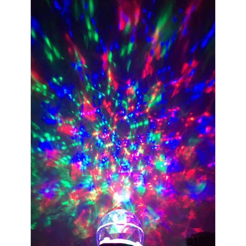 "Vibrant Led Multicolored Light Bulb"