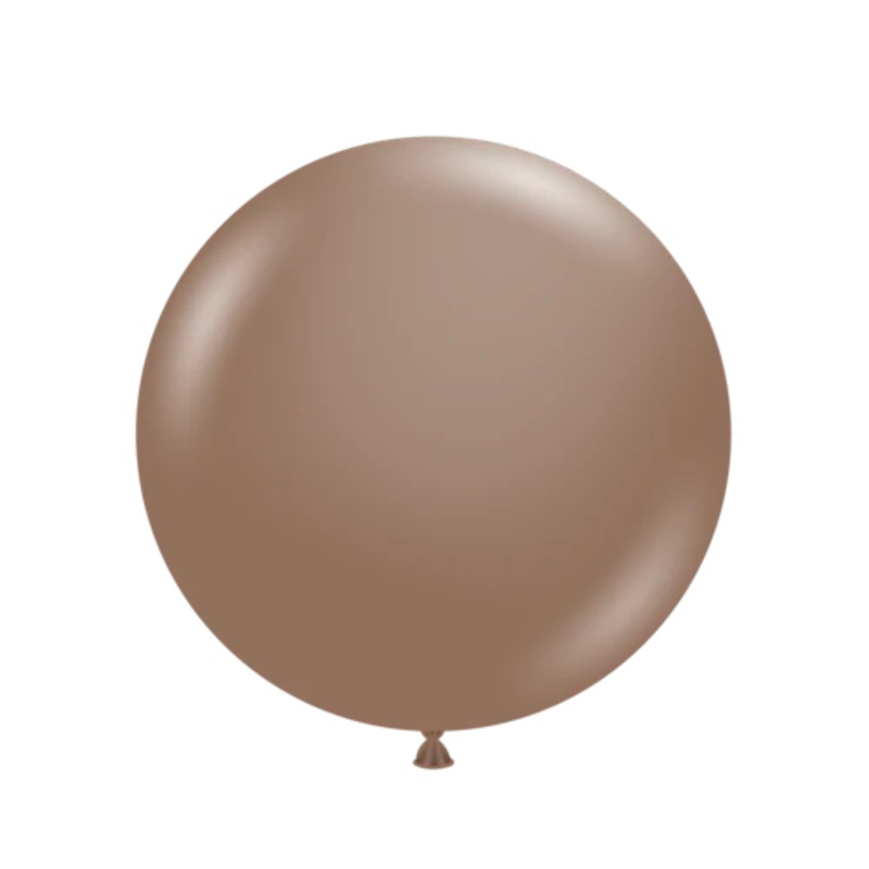 Tuftex Cocoa 36 Latex Balloons (2/Pk)