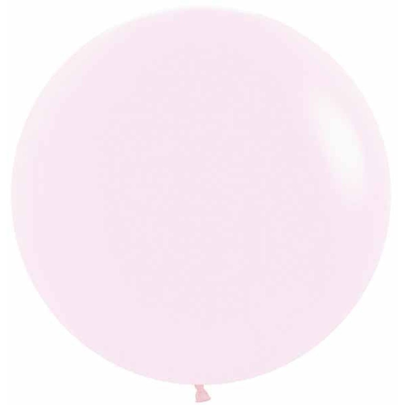 "Pastel Matte Pink 24" Latex Balloons - Pack Of 10"