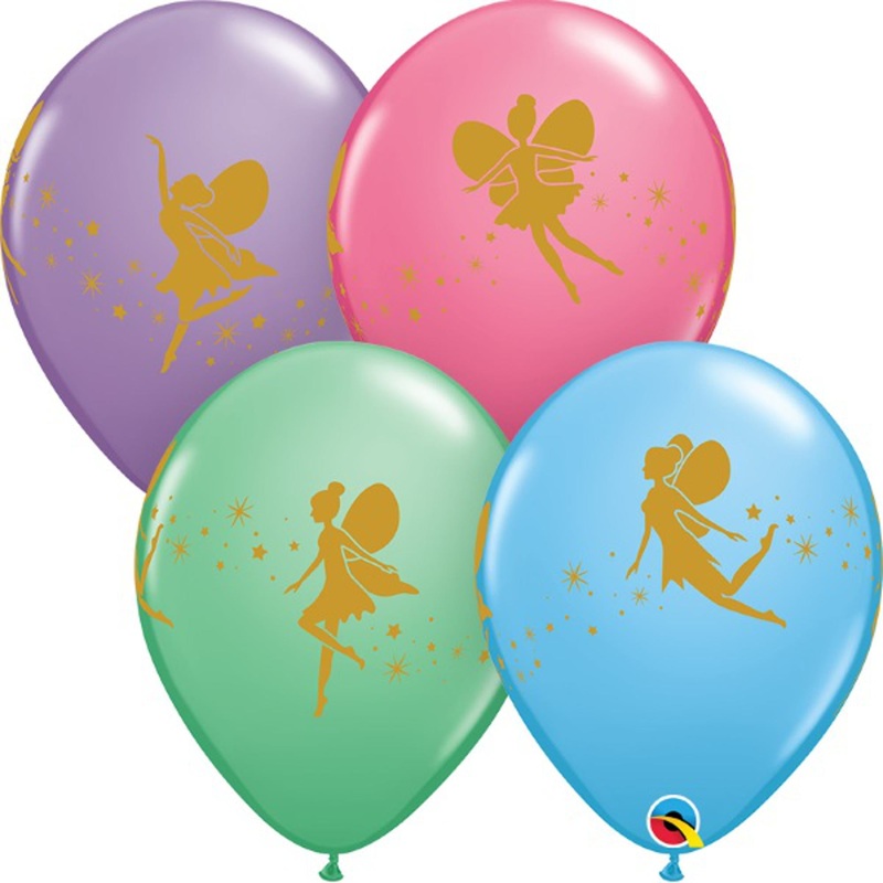"Magical Fairies & Sparkles Party Balloons - 50/Bg"