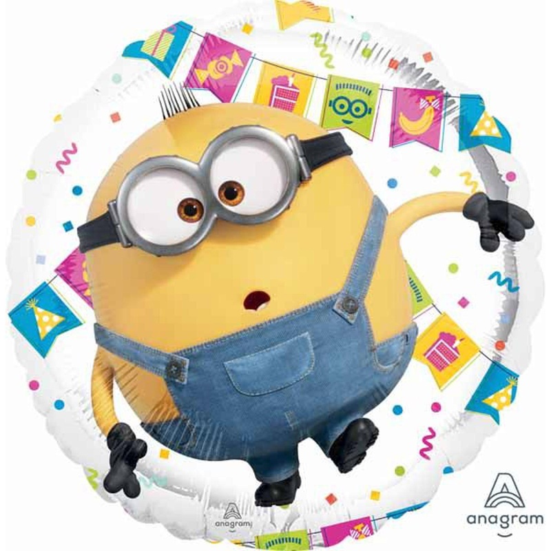 "Minions 2 Otto 18" Round Helium Balloon"
