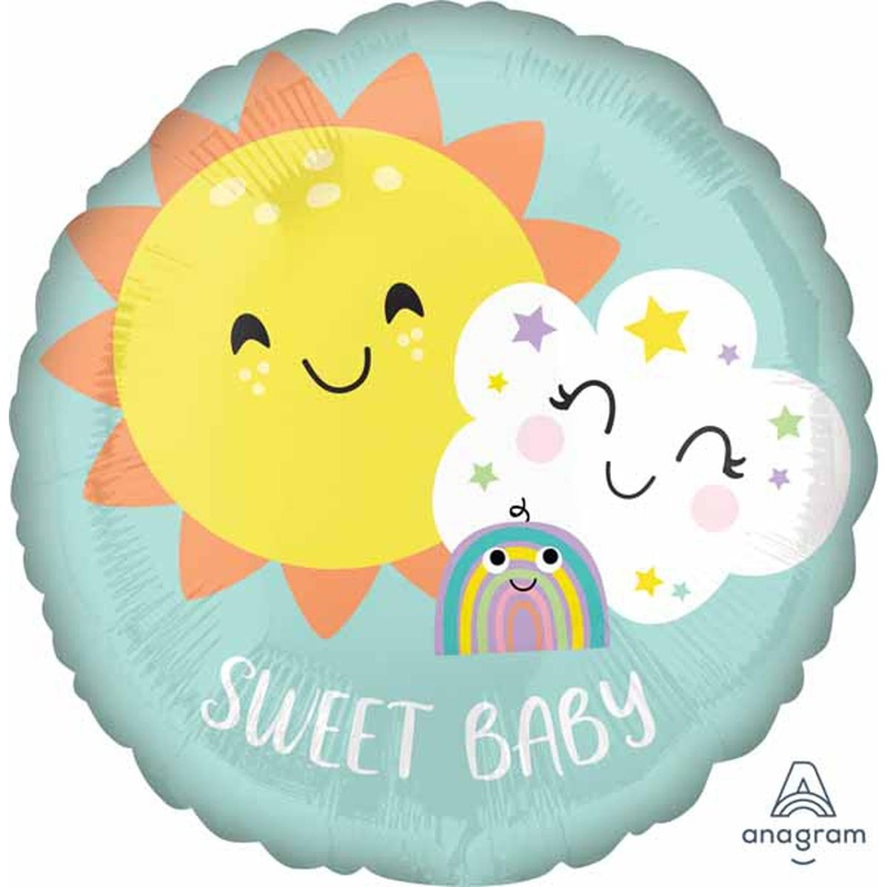 "Sweet Baby Rainbow Balloon Pack"