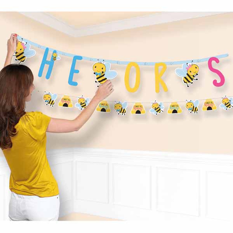 "What Will It Be?" Gender Reveal Banner Set