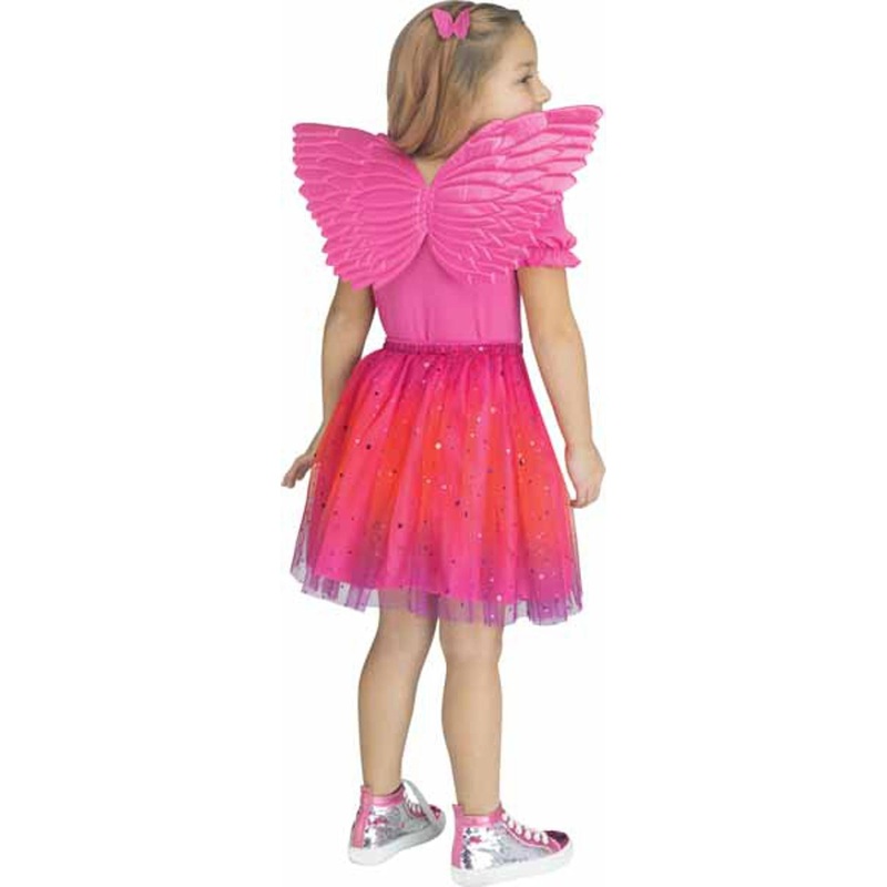 "Sparkling Pink Butterfly Wings"