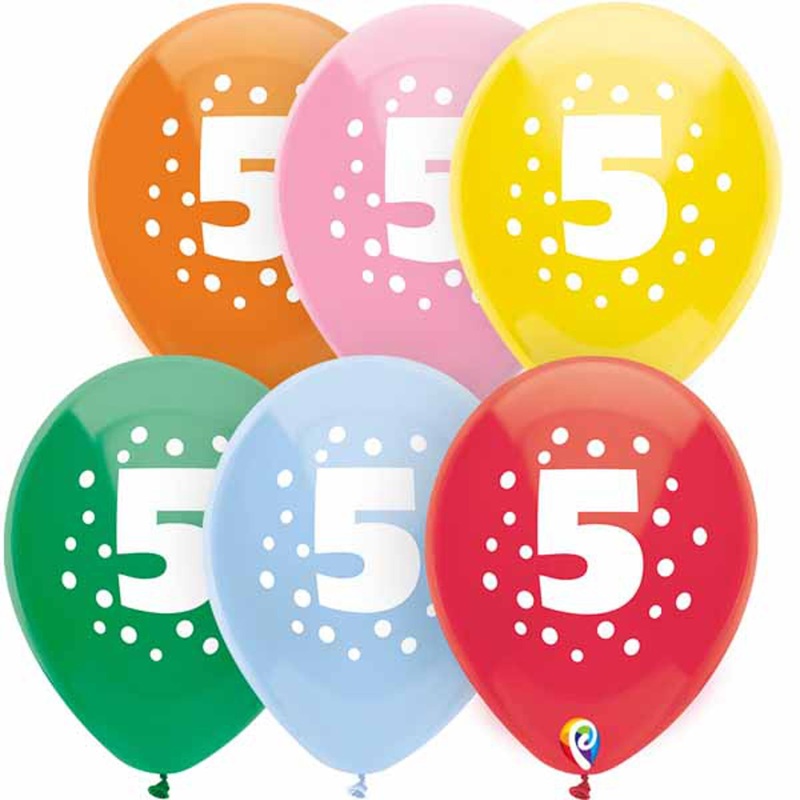 "Funsational Polka Dot Balloons - Pack Of 8"