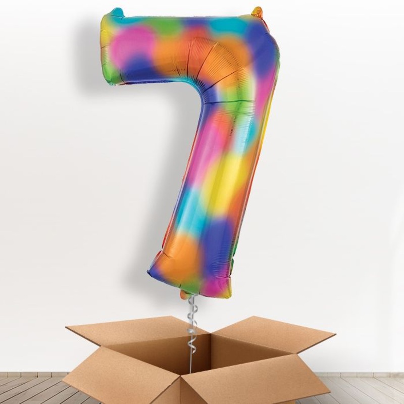 Rainbow 7 Balloon in a Box