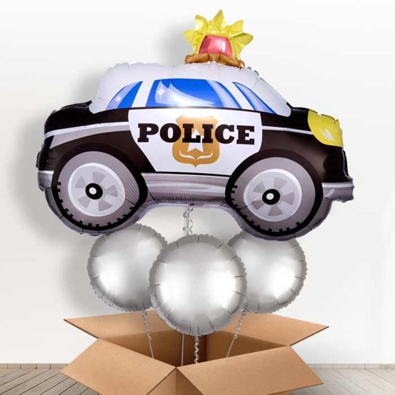 Police Car Balloon in a Box
