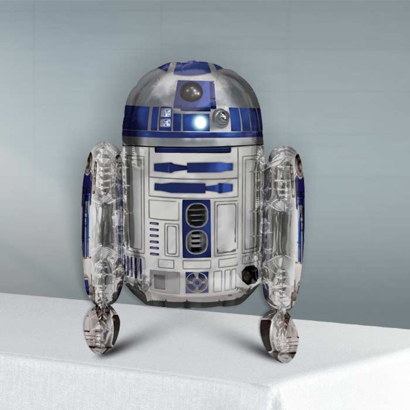R2D2 Sitter Balloon Package Delivered