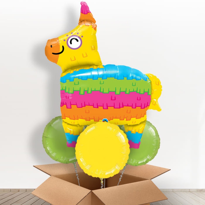 Rainbow Pinata Giant Shaped Balloon in a Box Gift