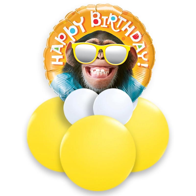 Monkey Happy Birthday Balloon Centrepiece