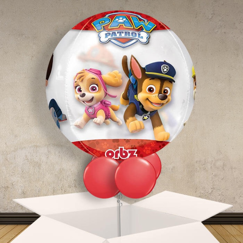 Paw Patrol Orbz Balloon in a Box Gift