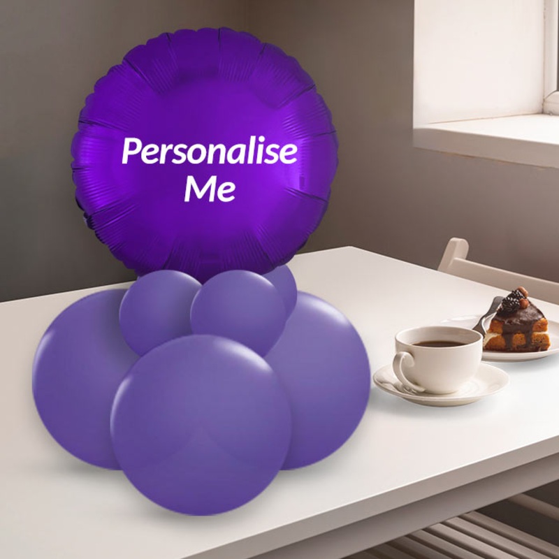 Purple Table Centrepiece