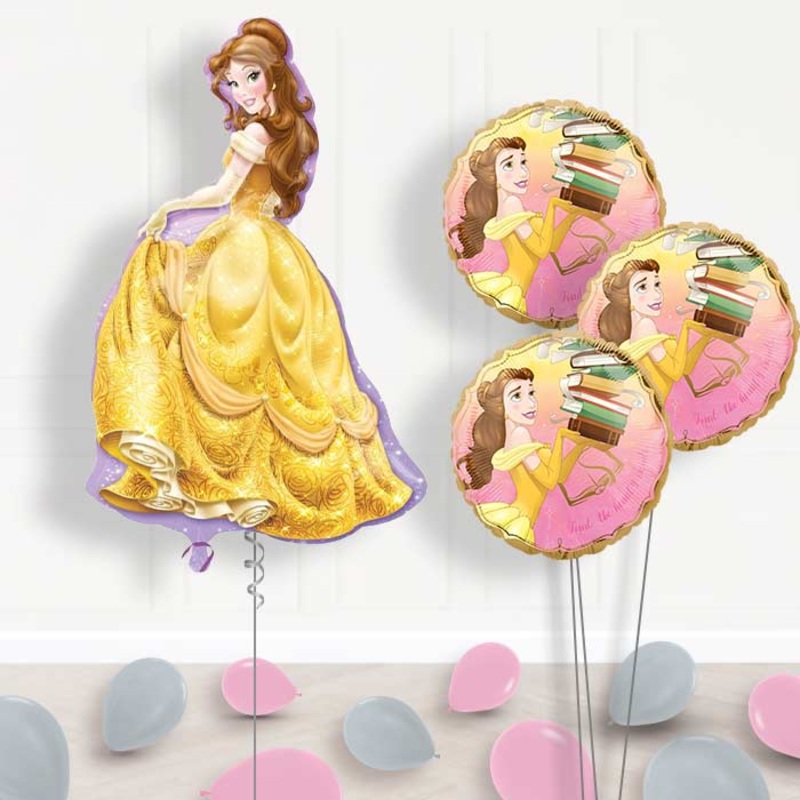Princess Belle Balloons Bouquet in a Box | Paty Save Smile