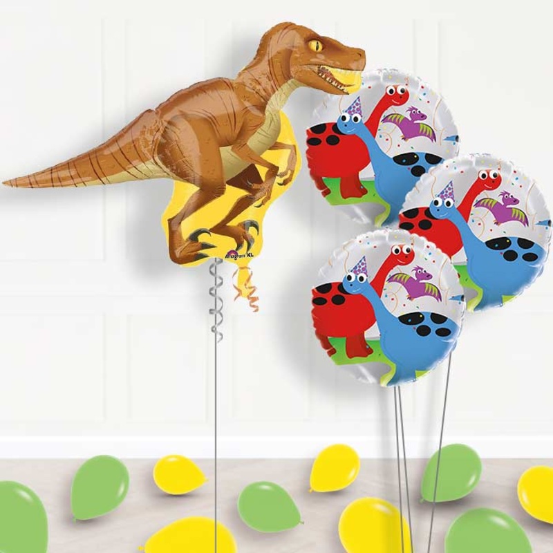 Raptor Dinosaur Helium Balloons Delivered