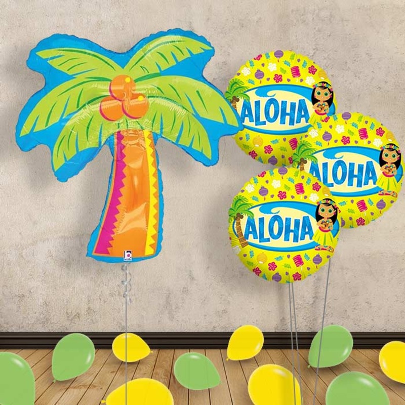 Palm Tree Balloon in a Box Delivered Inflated