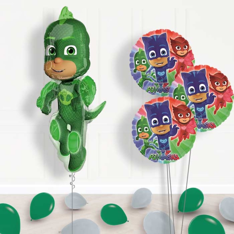 PJ Masks Gekko Inflated Helium Balloons Delivered