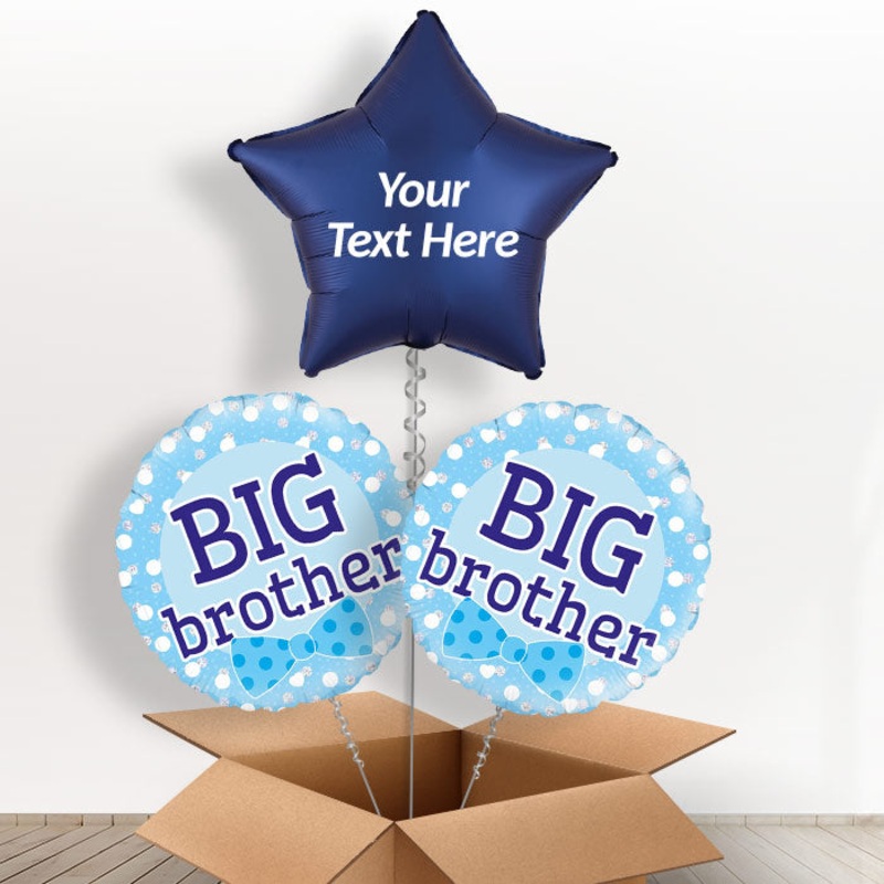 Personalised Big Brother Announcement Balloon Bouquet