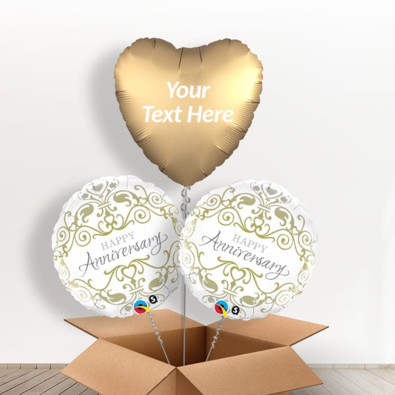 Personalised Foil Balloons - Happy Anniversary