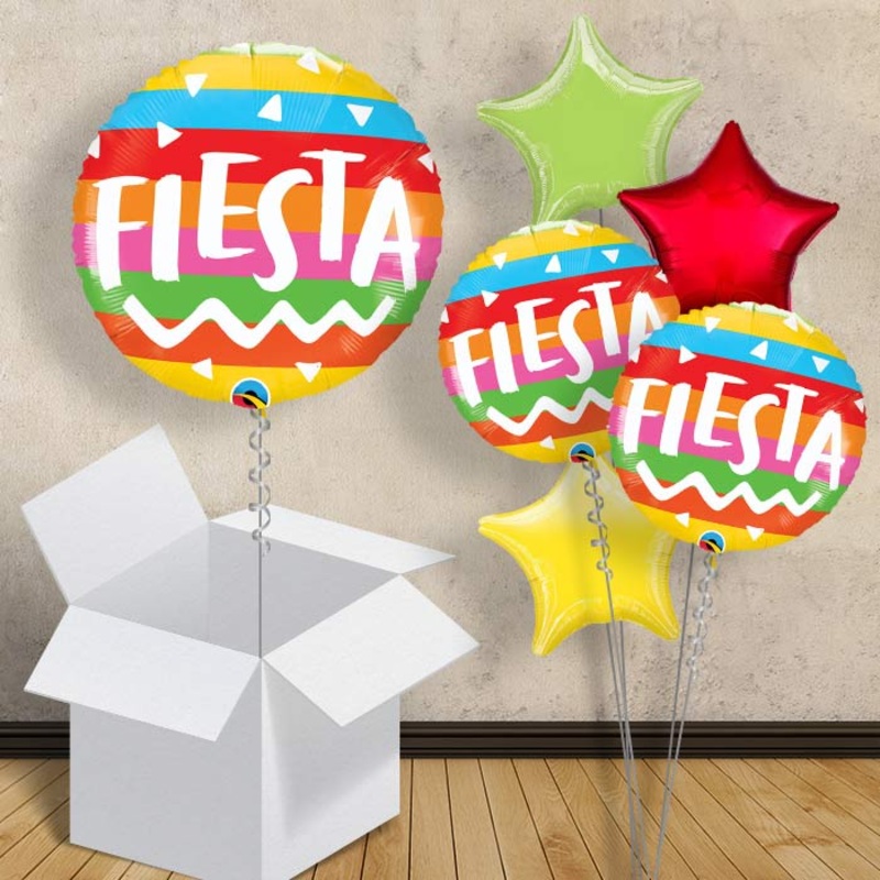Mexican Fiesta Balloons in a Box