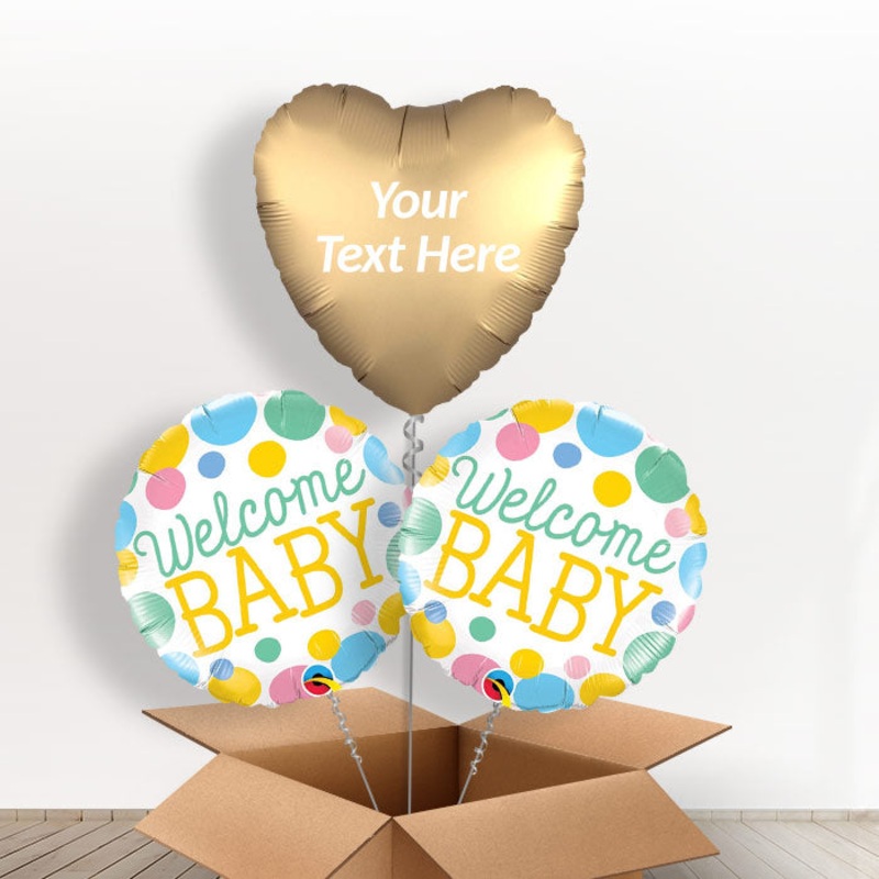 Personalised Welcome Baby Balloons Delivered