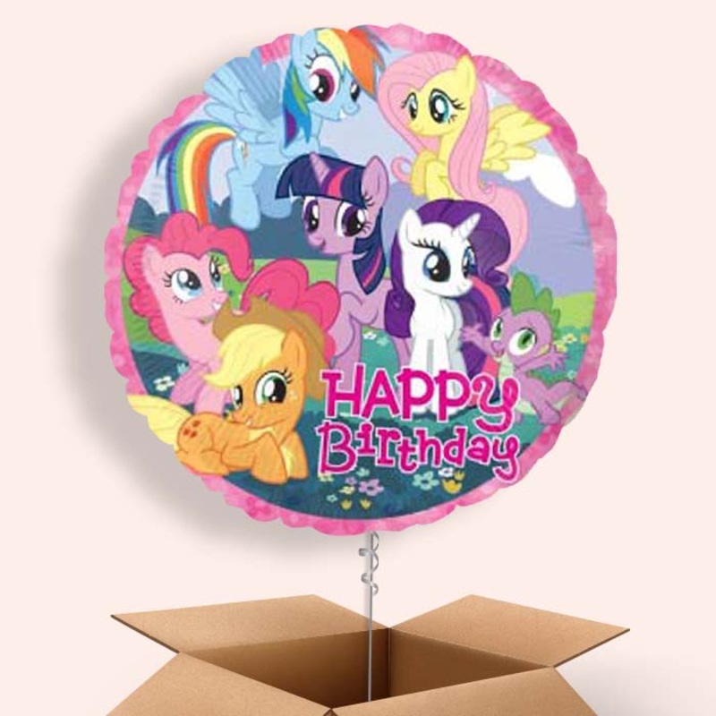 My Little Pony Balloons in a Box (Happy Birthday)