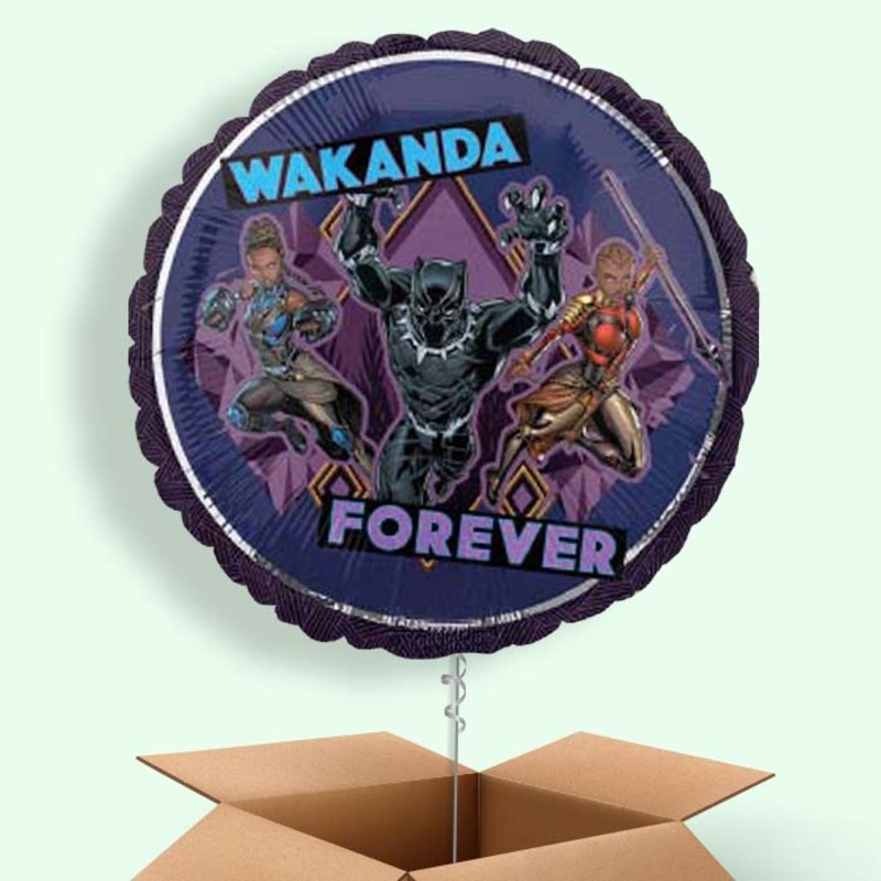 Black Panther Balloons in a Box