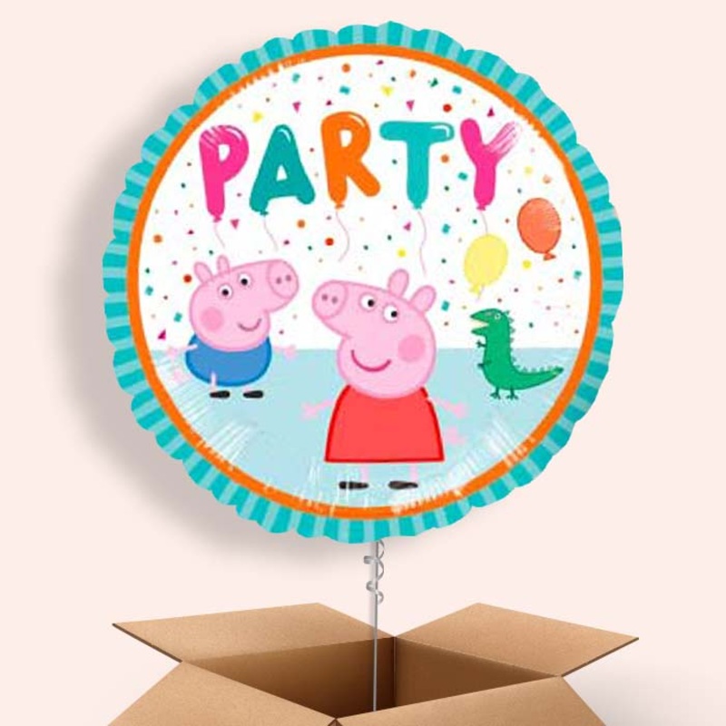 Peppa Pig Balloons Delivered in a Box