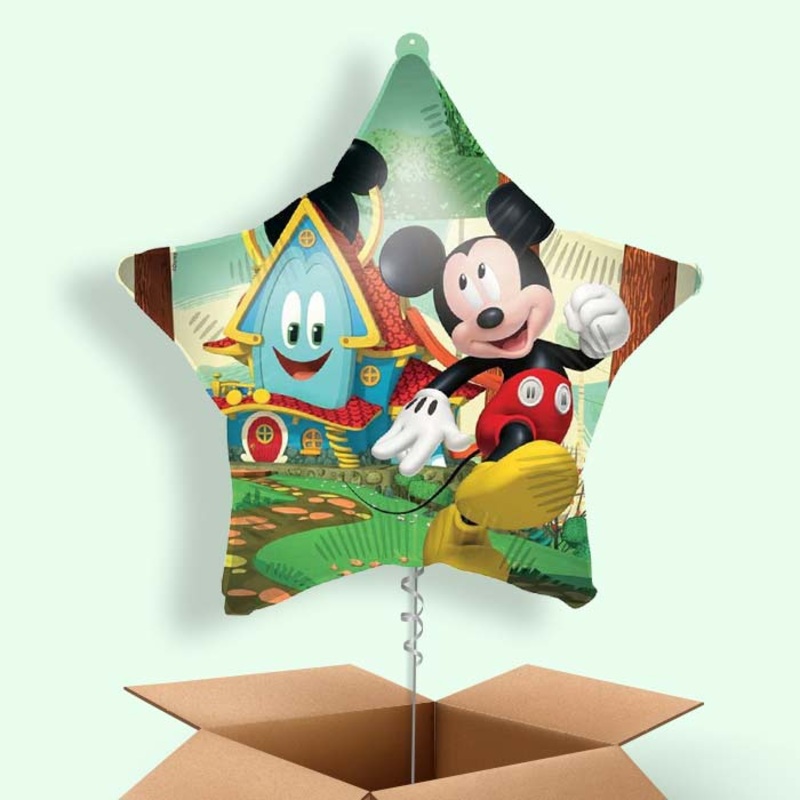 Mickey Mouse Rock the House Star Foil Balloon in a Box