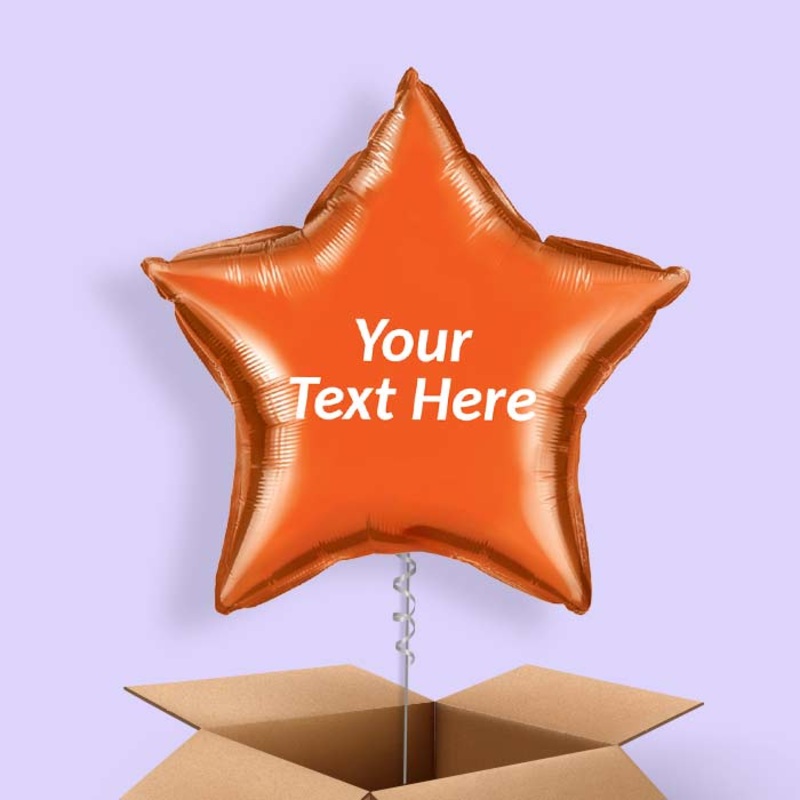 Orange Star Balloon in a Box