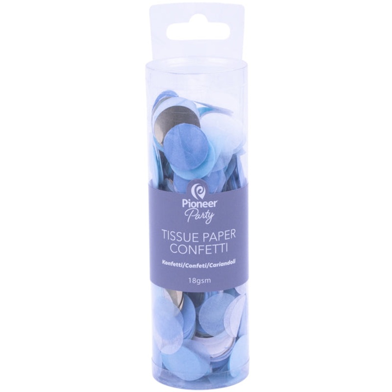 Paper Confetti - Blue White Gold