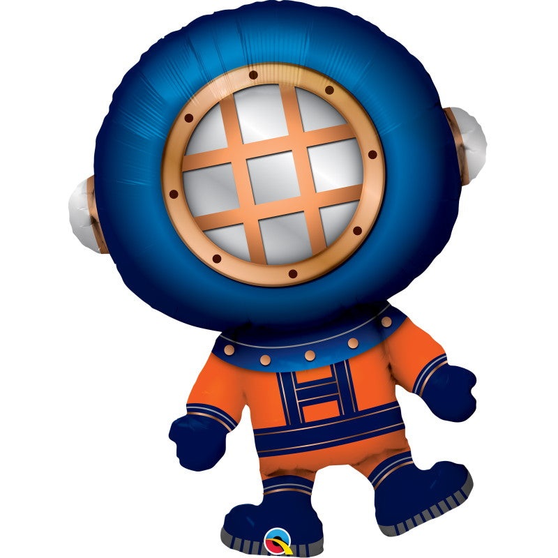 Scuba Diver Balloon - Foil