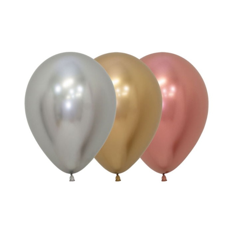 Sempertex Reflex Balloons 5 inch Assortment Pack of 50