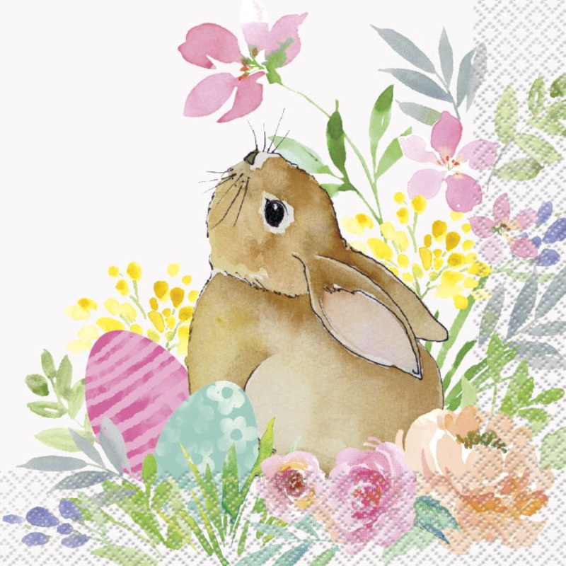 Easter | Rabbits | Pastel Napkins | Serviettes Pack of 16