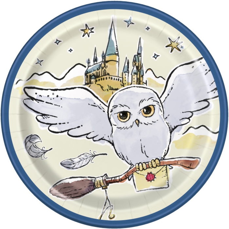 Harry Potter Cakes Plates Pack of 8