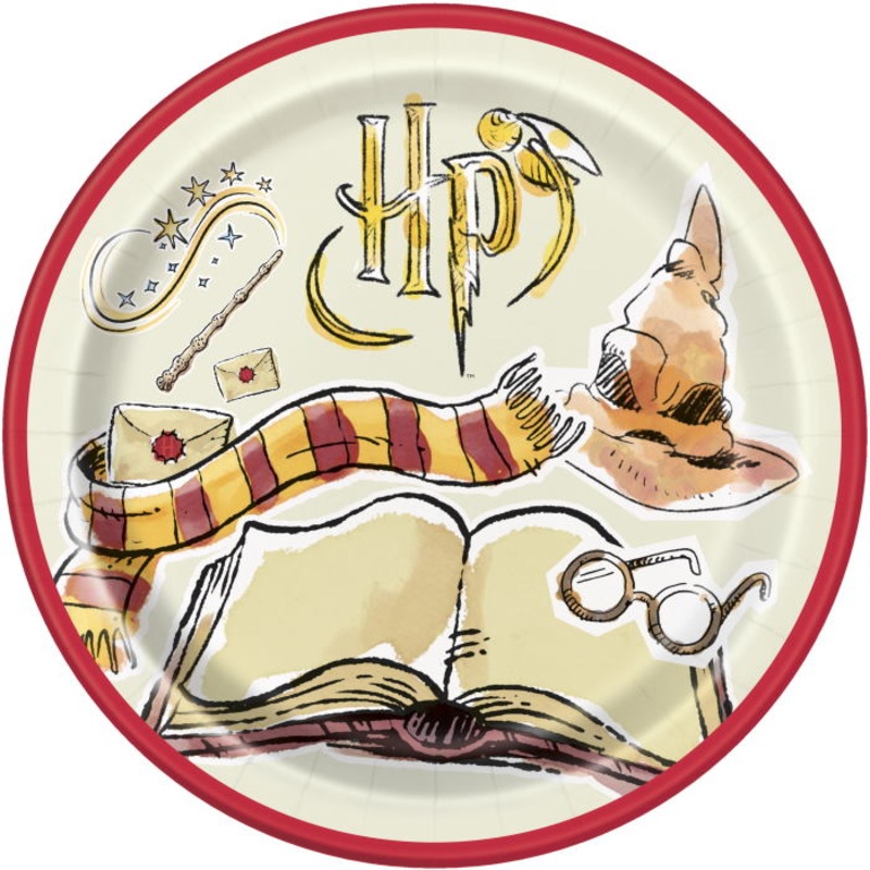 Harry Potter Plates - Magical Pack of 8
