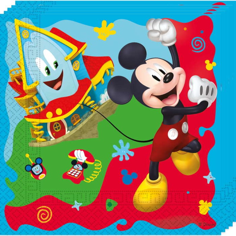 Mickey Mouse Napkins Rock the House Pack of 20