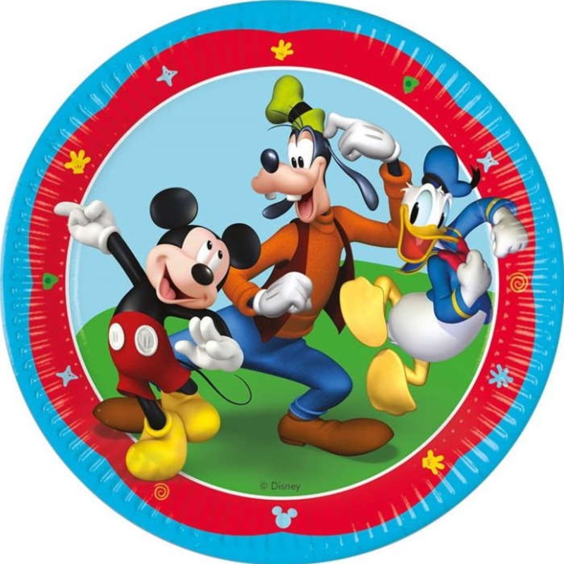 Mickey Mouse Paper Plates Rock the House Pack of 8