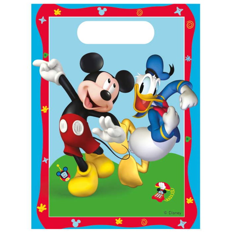 Mickey Mouse Rock the House Party Bags Pack of 6