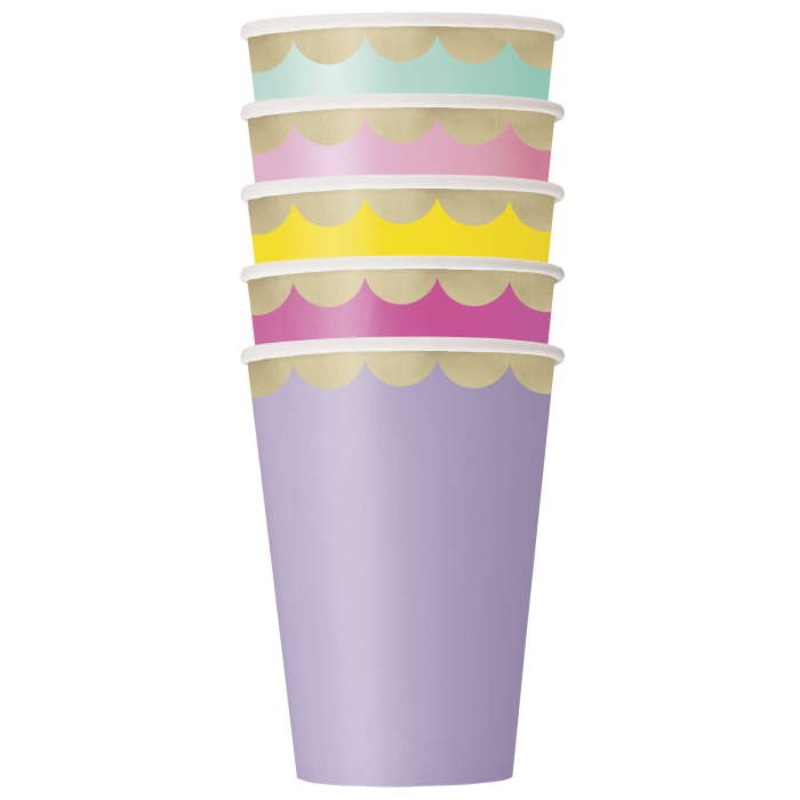 Pastel Paper Cups Pack of 10