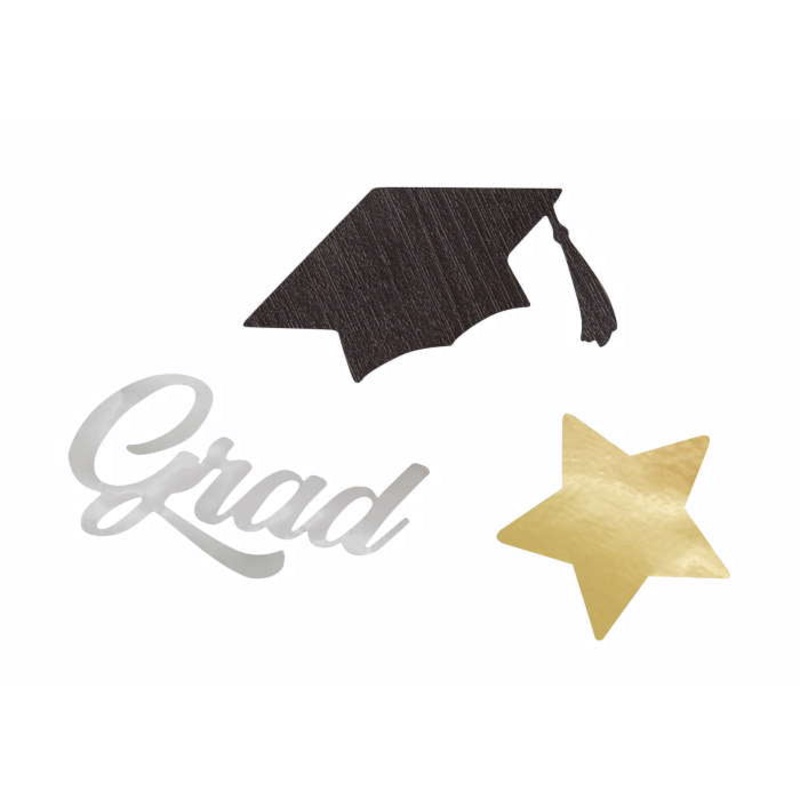 Graduation Confetti - Star & Caps