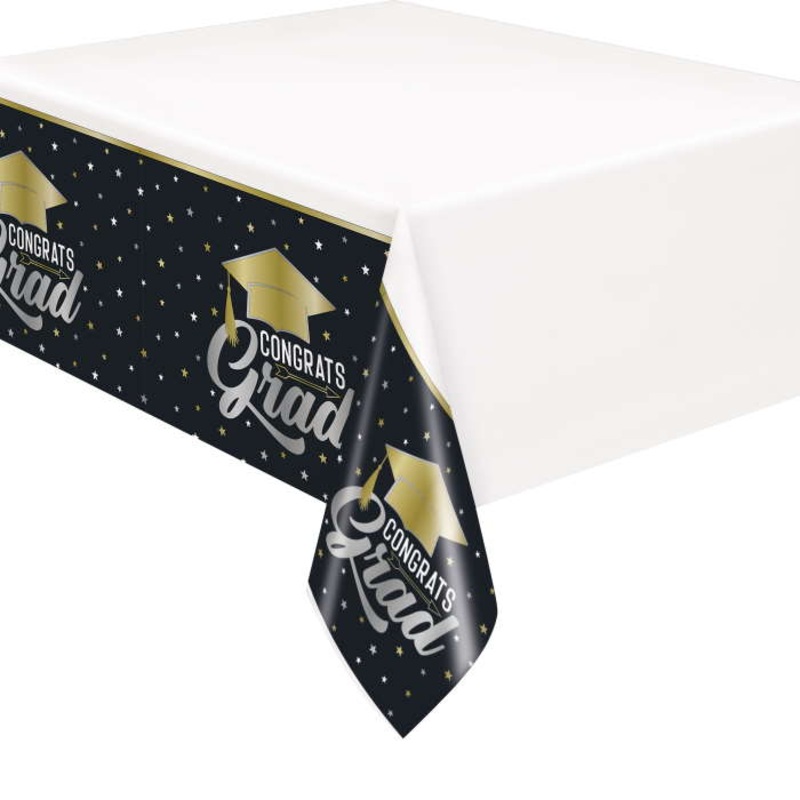 Graduation Tablecloths - Stars & Caps