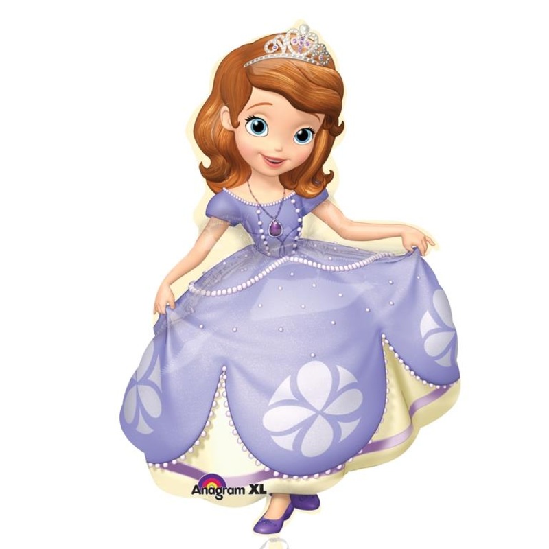 Sofia the First Shaped Foil | Helium Balloon - Buy Online