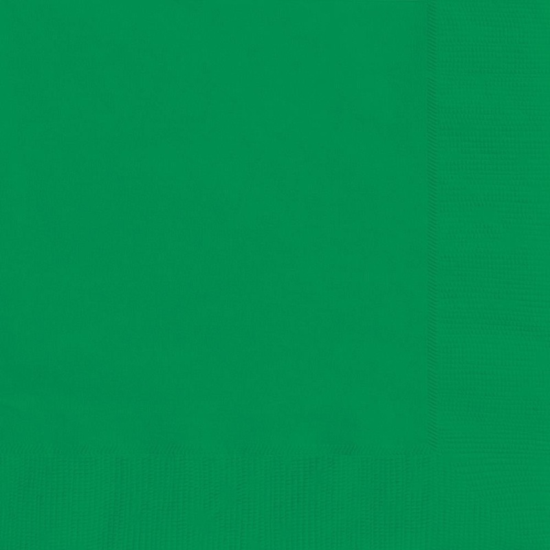 Emerald Green Party Napkins | Serviettes Pack of 20